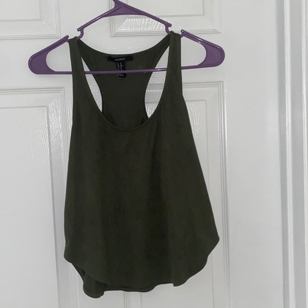 XS Olive Green Tank Top
